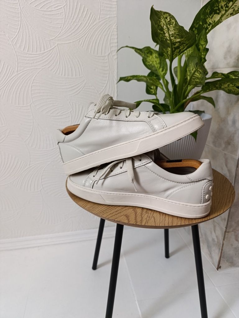 Мужские кожаные кроссовки tod’s mens leather trainers sneakers