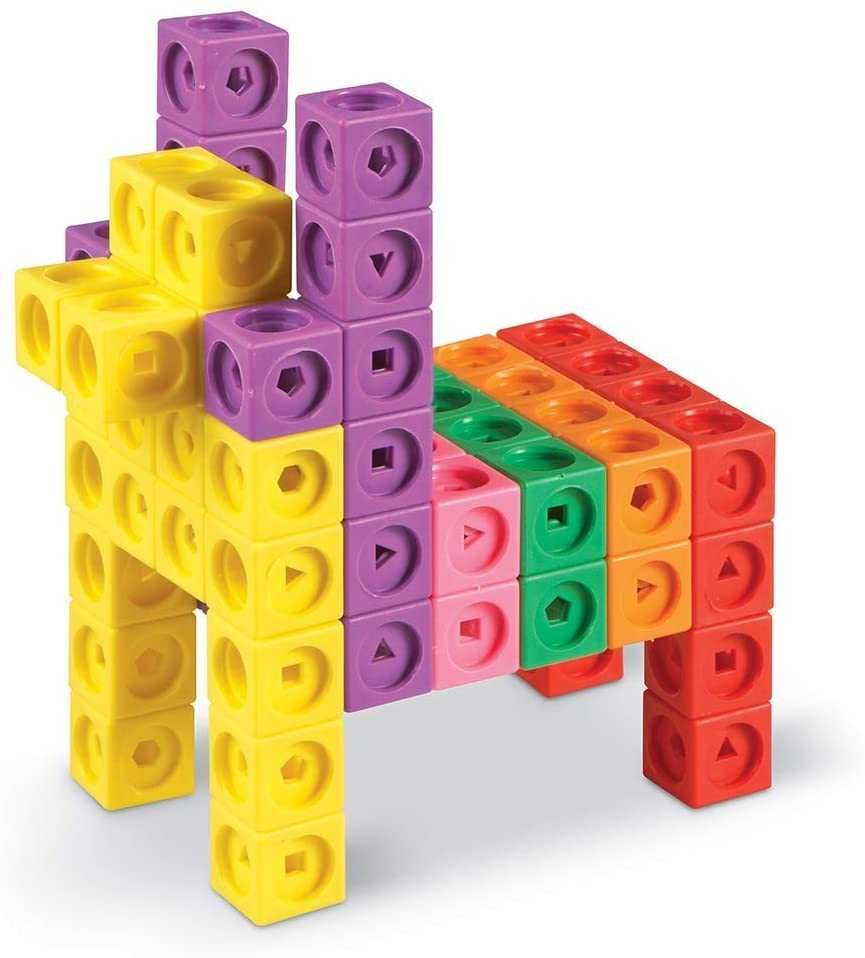 Learning Resources Развивающий игровой набор конструктор кубики 115 шт
