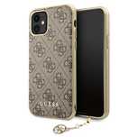 Etui Guess 4G Charms Collection Na Iphone 11 / Xr - Brązowe