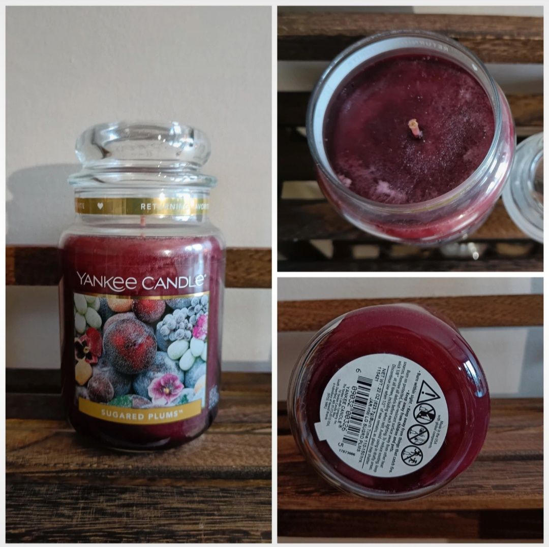 Yankee Candle Sugared Plums UNIKAT nowa świeca zapachowa