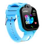 Wodoodporny Smartwatch Dziecięcy z GPS i SOS Niebieski