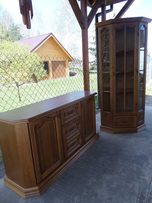 piękna drewniana dębowa komoda KINGA  stan bdb wysyłka dowóz