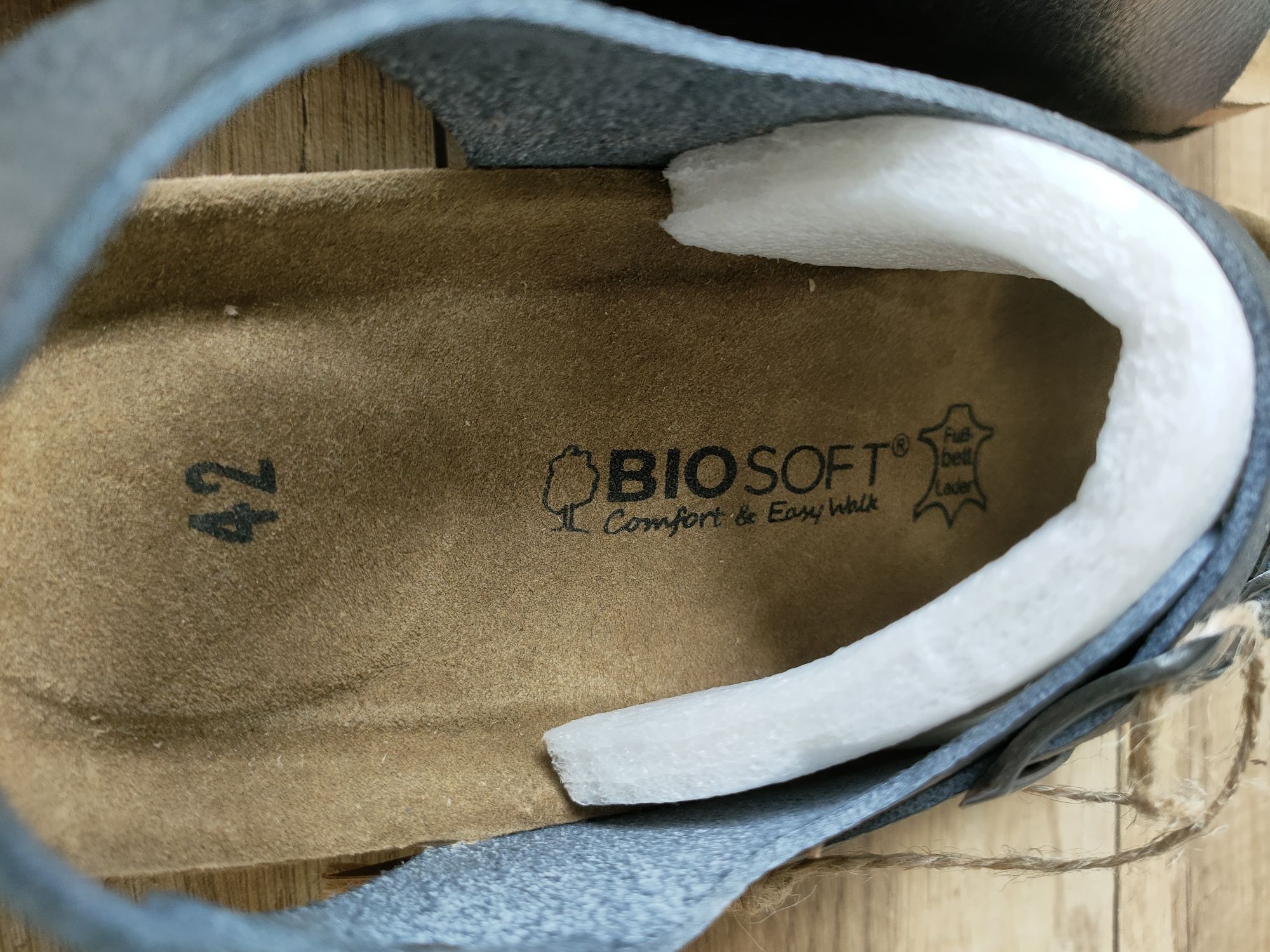 Sandały Bio Soft Comfort Easy Walk German czarne r. 42 27cm