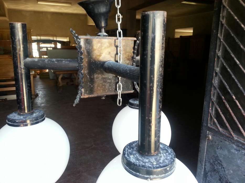 Candeeiro ferro 3 Bolas