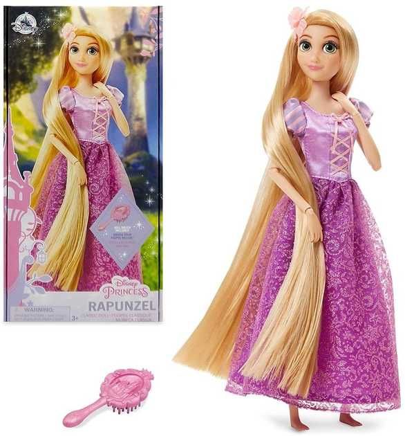 Лялька Disney Princess Принцеса Дісней Рапунцель Класична з гребінцем