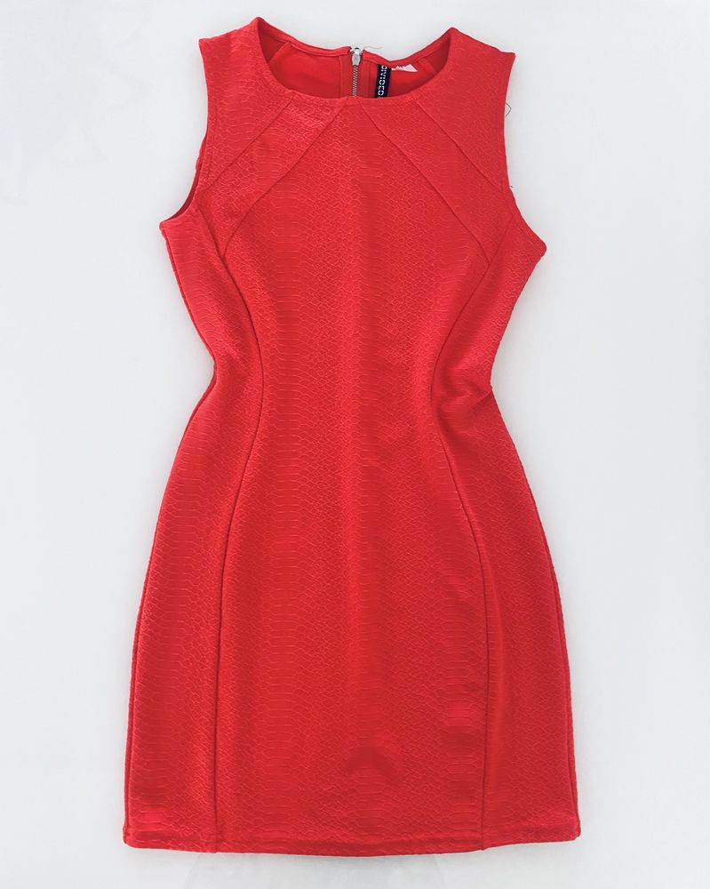 Czerwona sukienka z H&M - XS