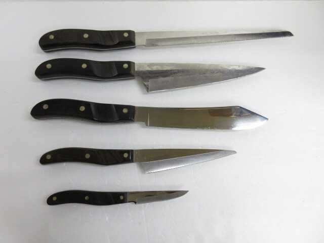 Винтажный набор кухонных ножей Ekco Arrowhead USA