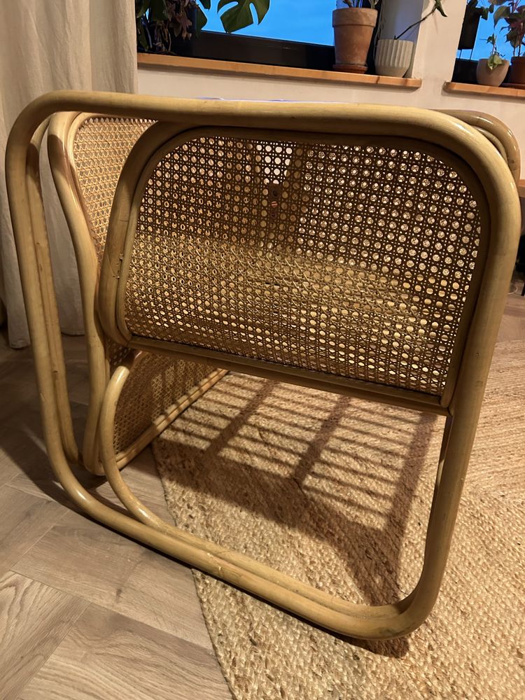 Fotel boho rattan bali duzy design rattanowy plecionka wiedenska