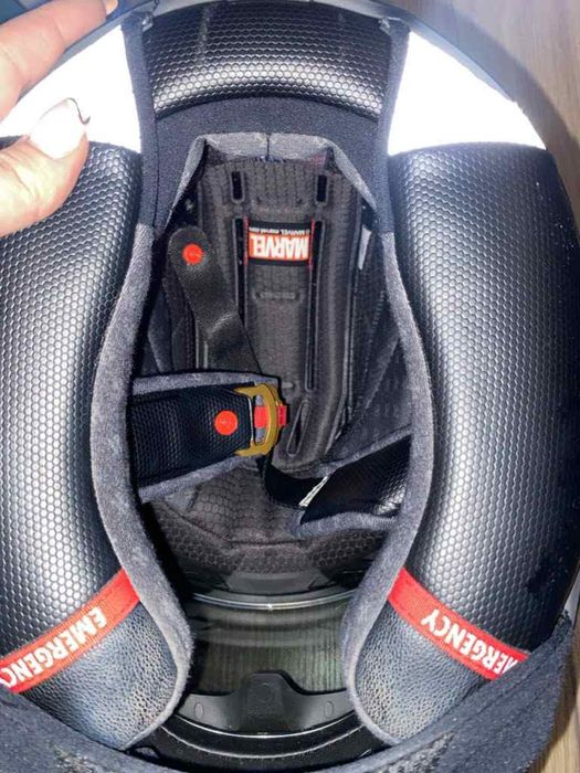 HJC rpha 11 carnage rozm. M + intercom cardo spirit