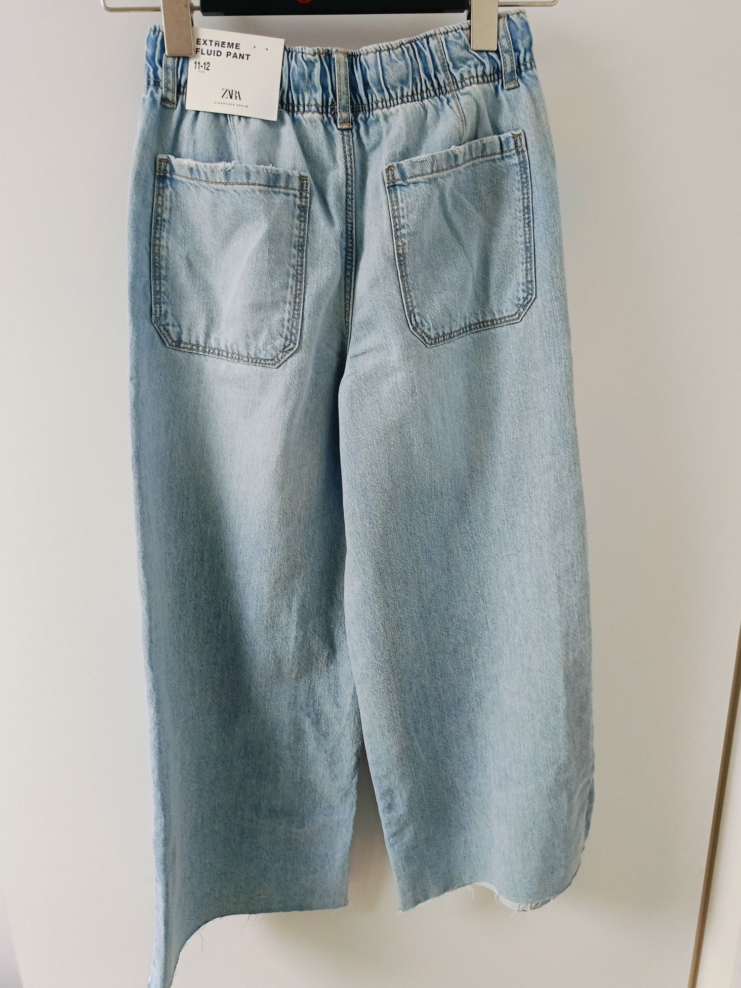 Spodnie Zara 11-12 lat 152 jeans szwedy