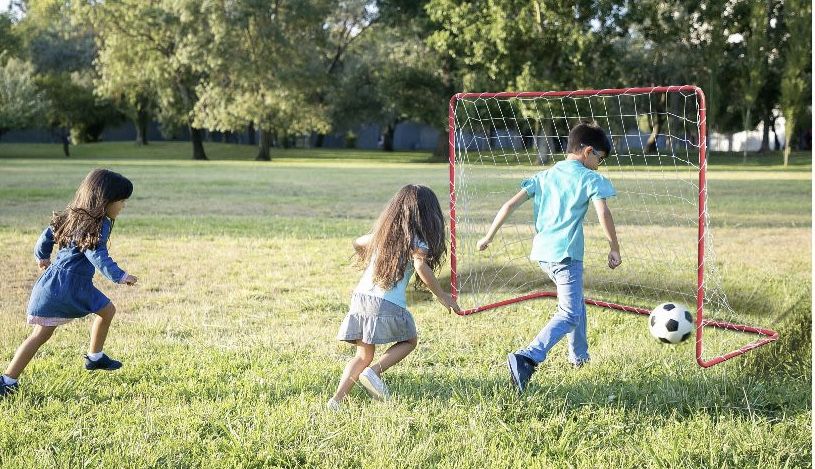 Zestaw 2 Szt Bramka Piłkarska do Piłki Nożnej 183x122x61 cm Treningowa