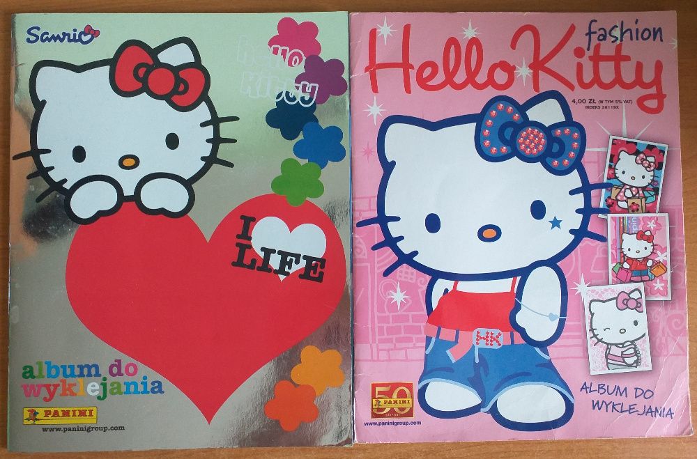 Hello Kitty seria Fashion, I Love Life - PANINI naklejki do albumu