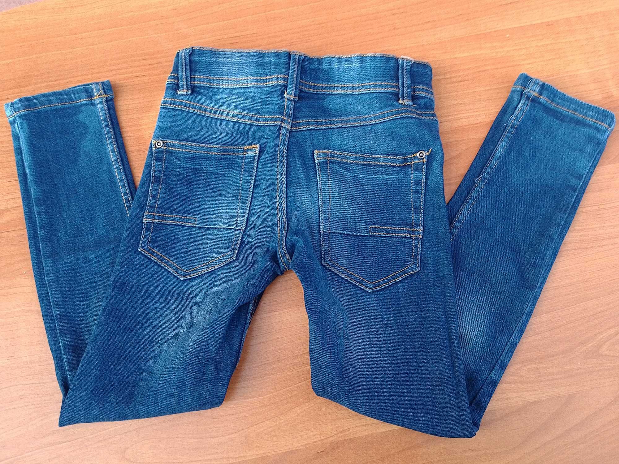 Spodnie chłopięce jeansy r. 122/128/slim