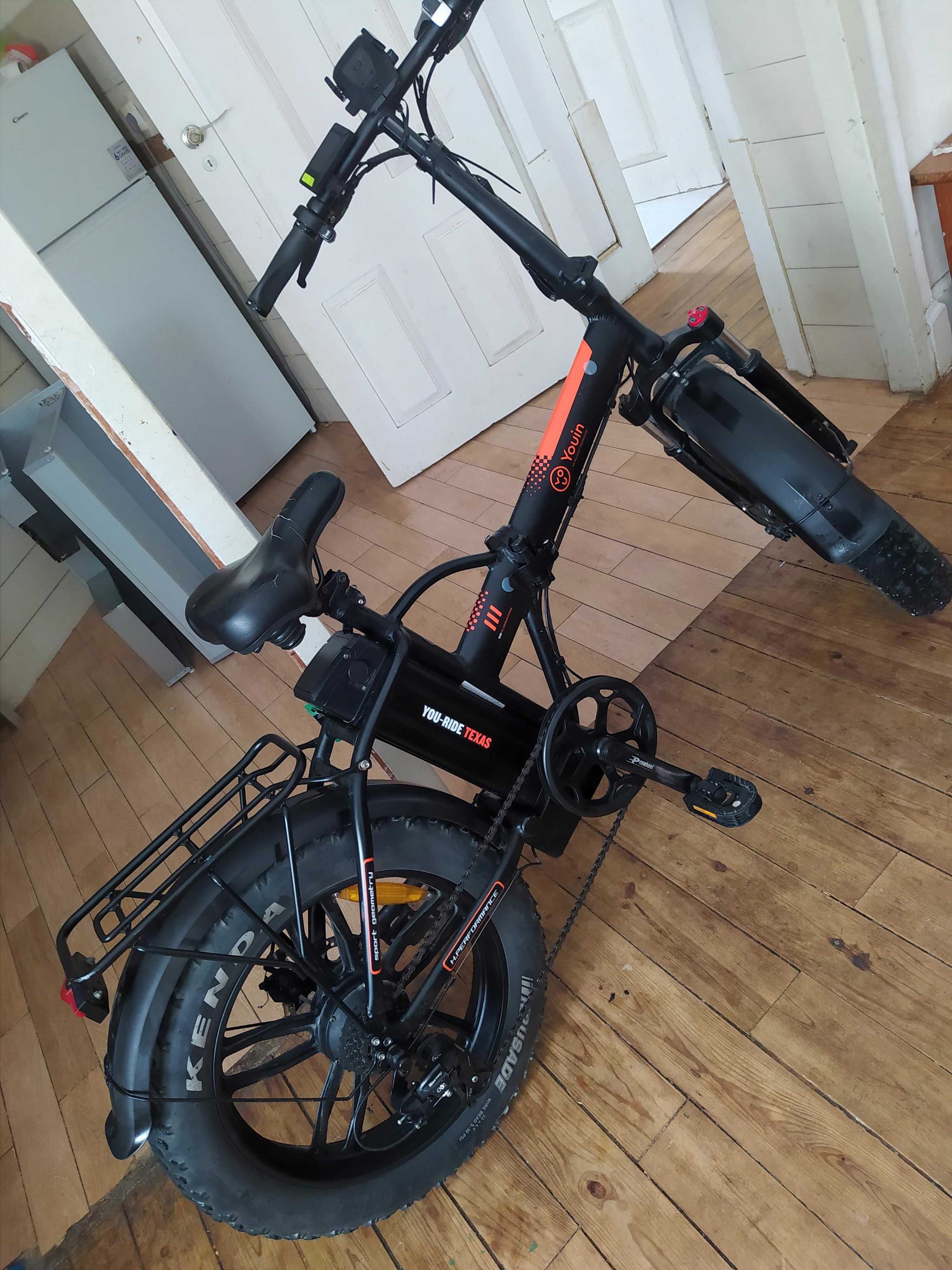 Bicicleta elétrica Dobrável Youin You-Ride Texas