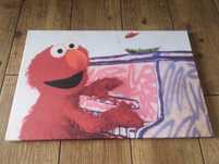 Obraz ma płutnie Elmo Ulica Sezamkowa