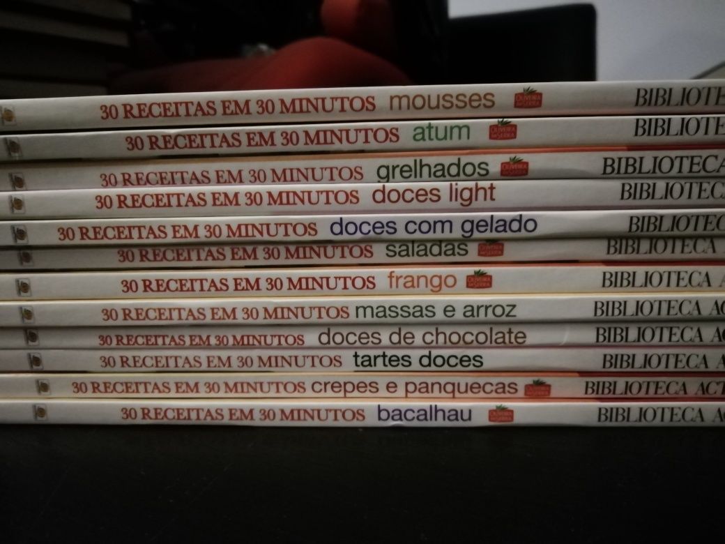 Coleção completa 30 receitas em 30 minutos - 12 livros Como Novos!*