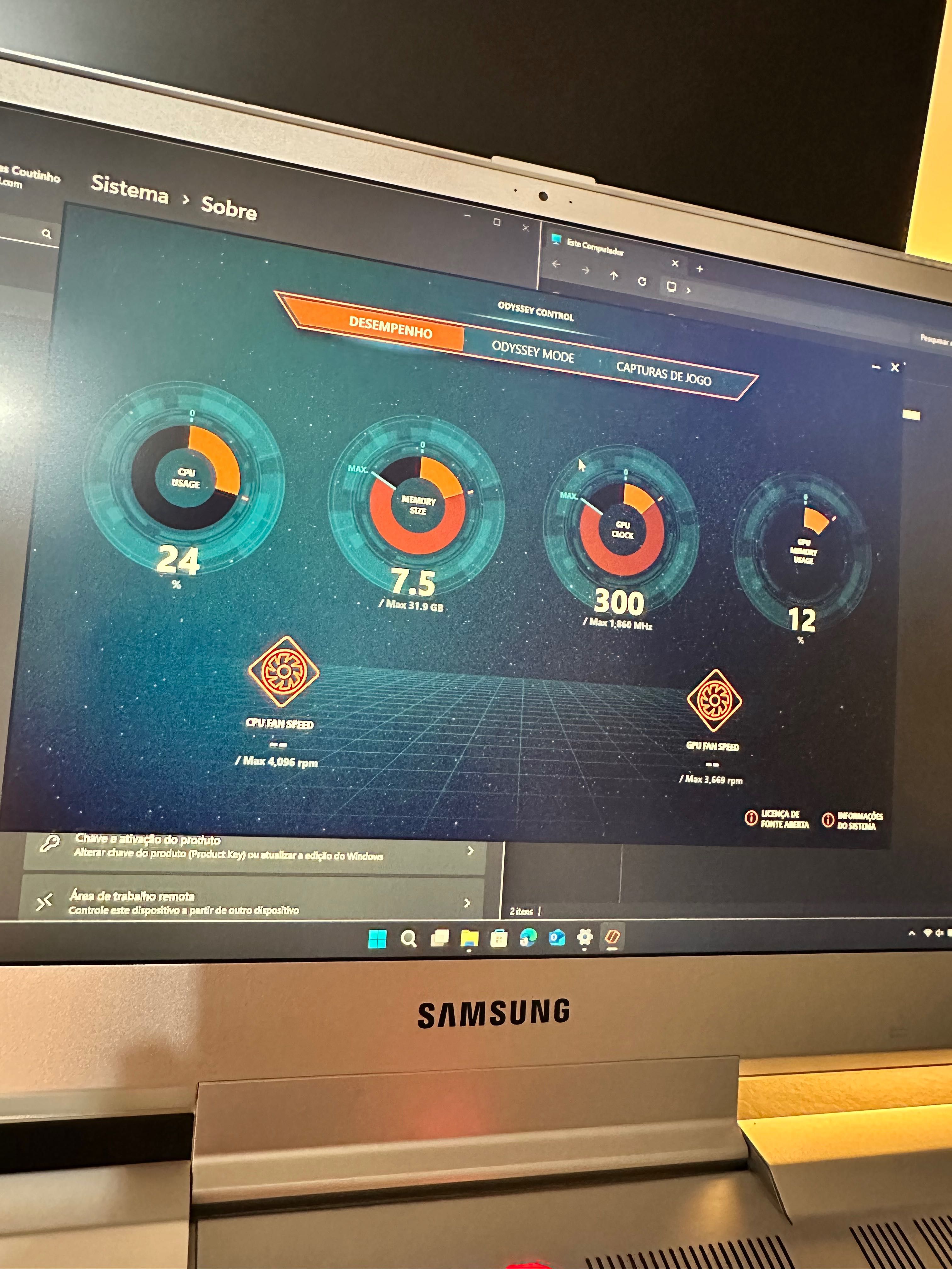 Portal Notebook Gaming Samsung