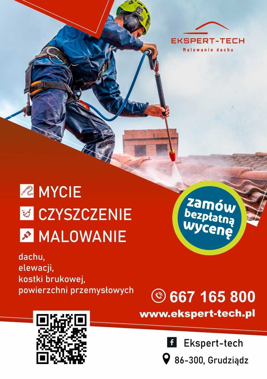 Mycie, Impregnacja i Malowanie Dachów, Elewacji i Bruku