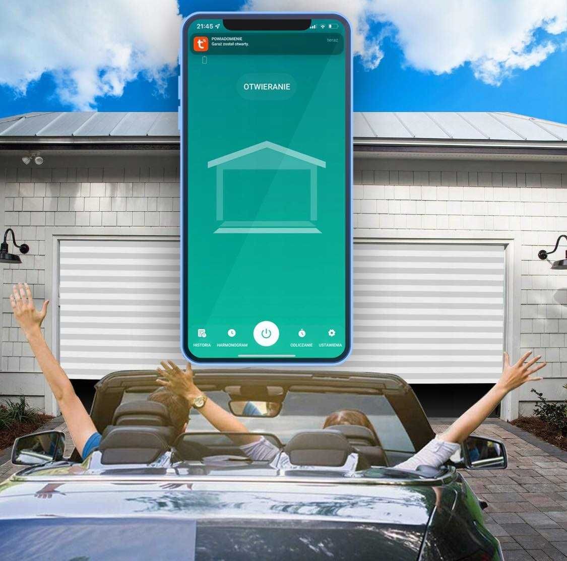 STEROWNIK MODUŁ wifi do bramy garażowej furtki itp otwieraj smartfonem