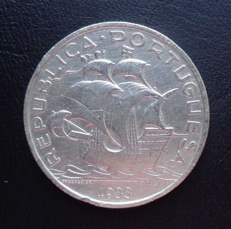 Moeda 10 Escudos Prata 1933