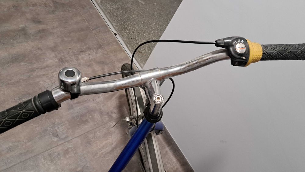 Rower damski miejski niebieski