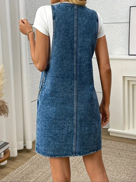 Джинсовий сарафан (xl)