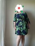 Letnia wiosenna przewiewna sukienka z wiązanymi rękawami rozmiar 4XL