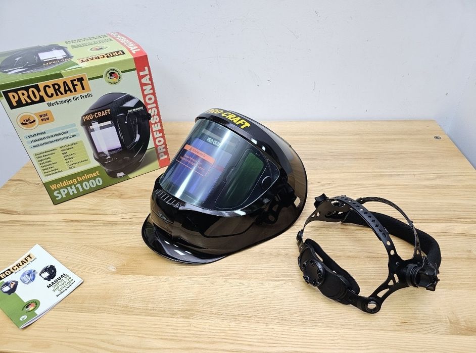 NEW Маска сварочная Procraft SPH1000 Pro Хамелеон +Боковые окна