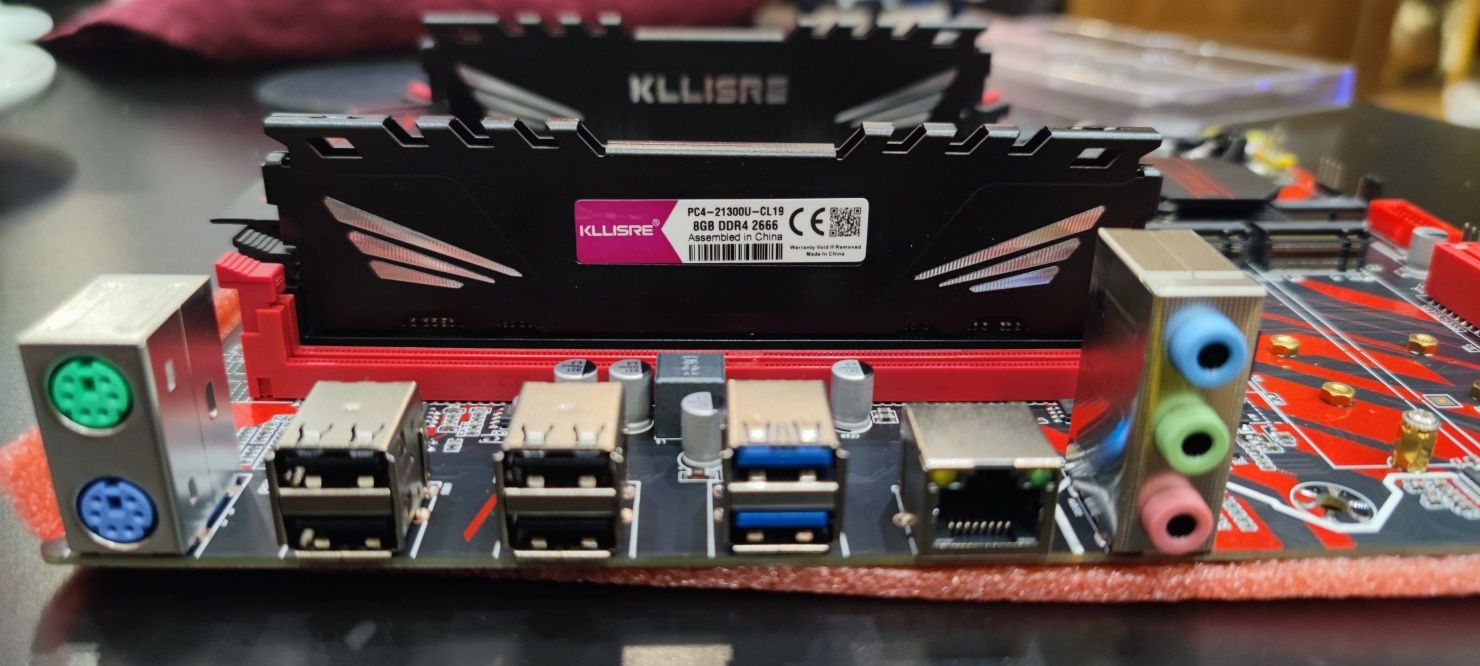 Комплект KLLISRE X99 , CPU E5-2650V4 , DDR4 16 GB.  2*8