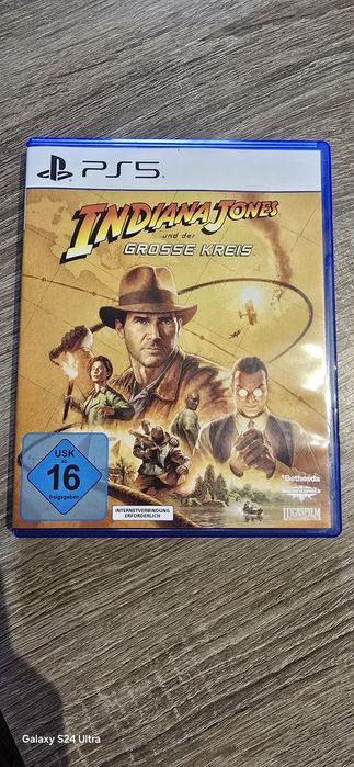 Gra na Ps5 Indiana Jones krąg tajemnice.