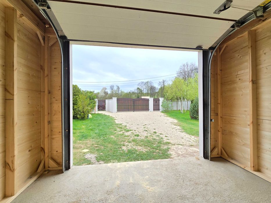 Garaż drewniany "OMODA" 7x3,5 m – producent Wooden House Stanior