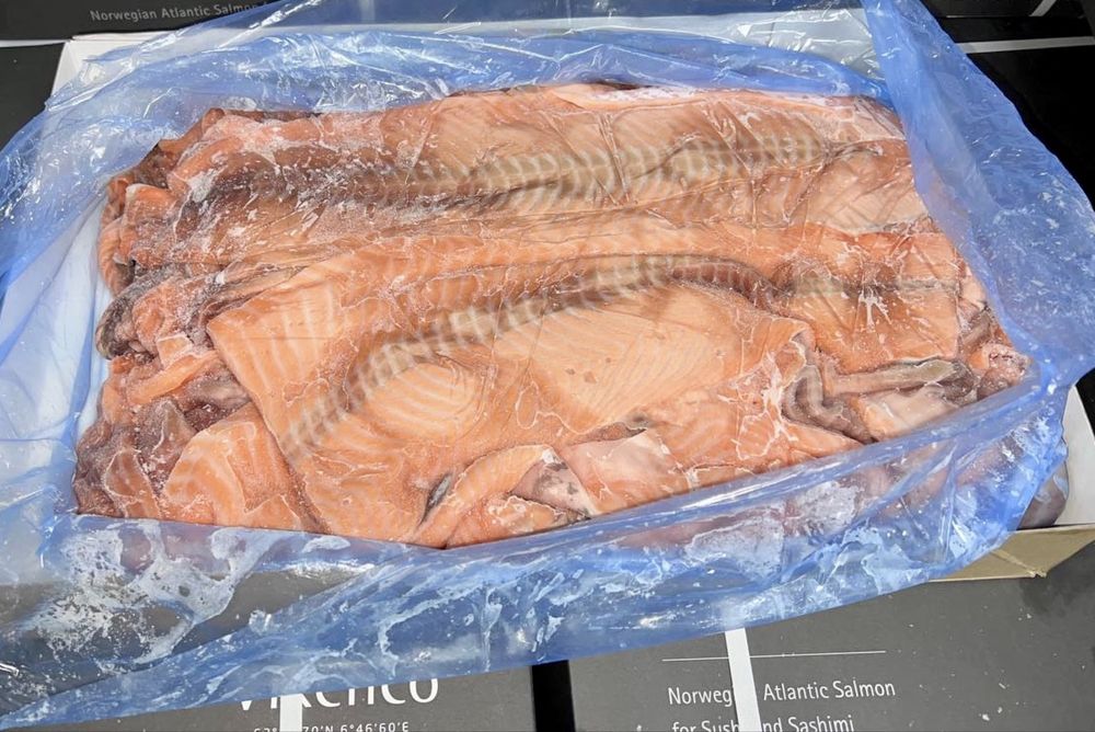 Продам слайси лосося