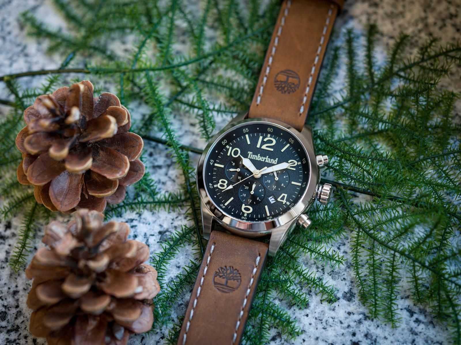 Relógio Timberland Castanho & Preto