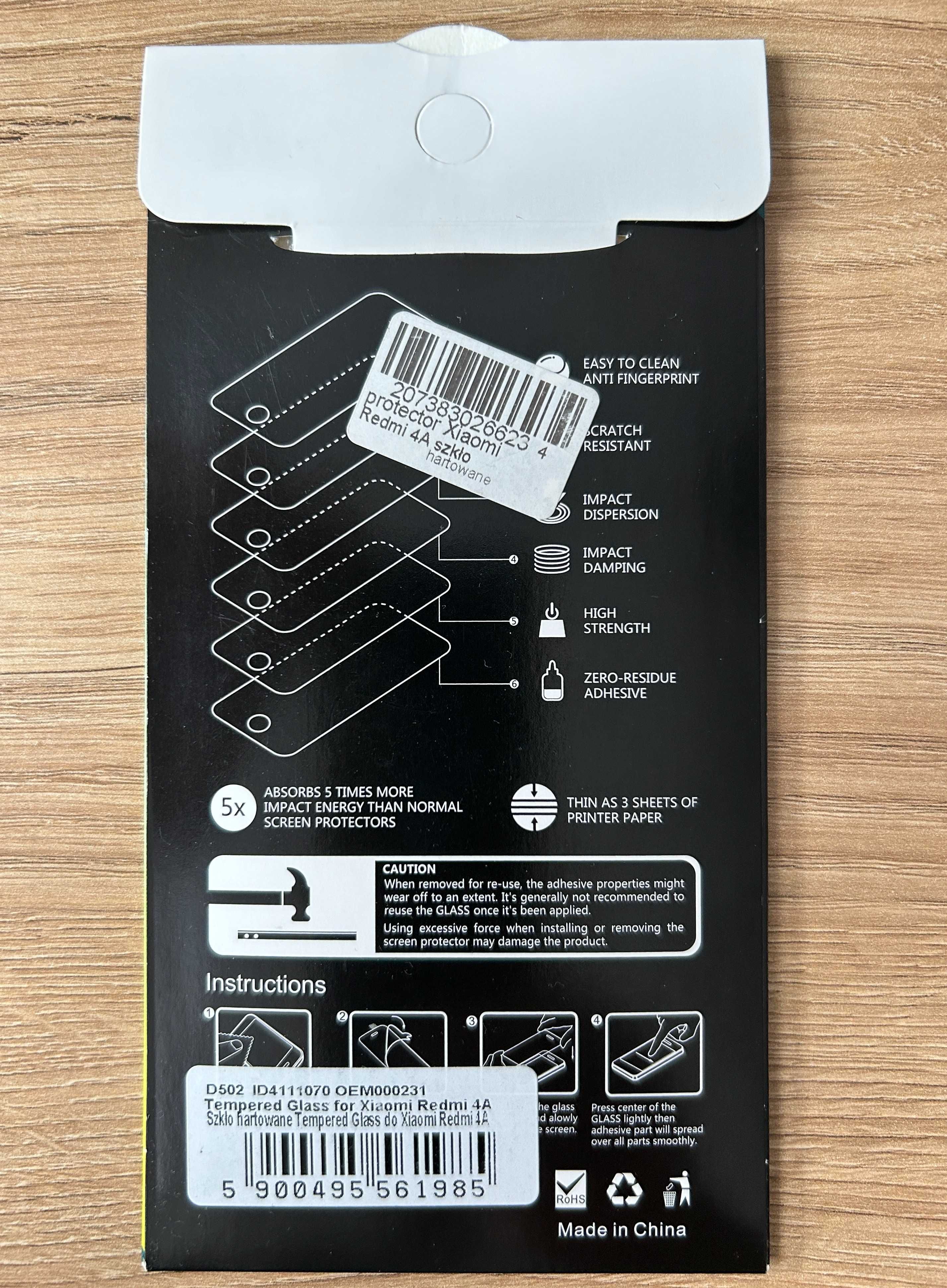 Szkło Hartowane Premium Tempered Glass 9H Do Xiomi Redmi 4A