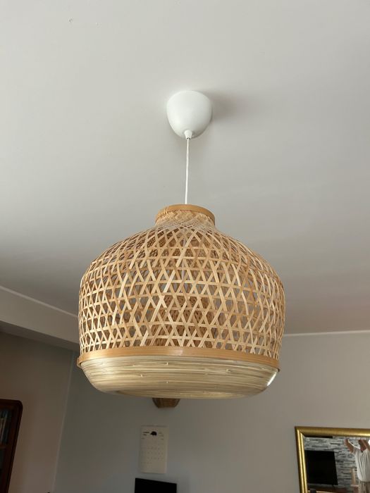 Lampa wisząca, bambus/wykonano ręcznie, 45 cm, MISTERHULT