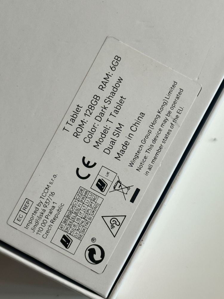 T Tablet T-Mobile 5G 10,36" 6/128 GB 7000mAh Android