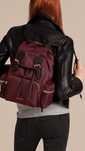 Burberry plecak burgundy torba