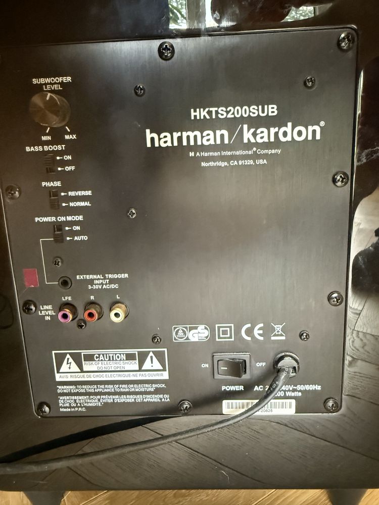 Zestaw głośników Harman Kardon HKTS11 5.1 + HKTS200SUB + 2 stojaki