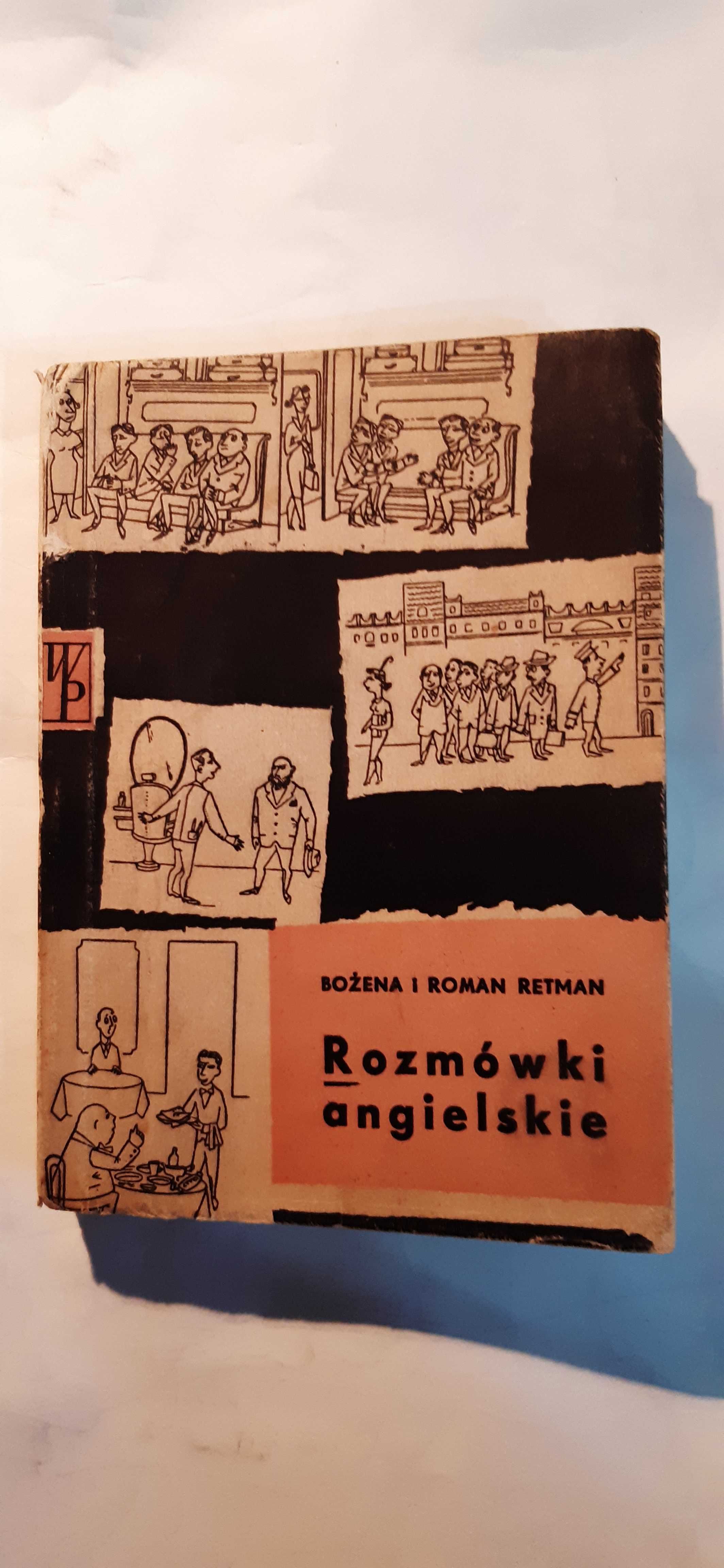 stare rozmówki angielskie, Bożena i Roman Retman, 1958r.