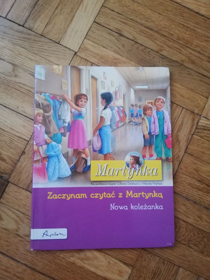 Książka z seri Martynka pt Nowa koleżanka Zaczynam czytać z Martynką