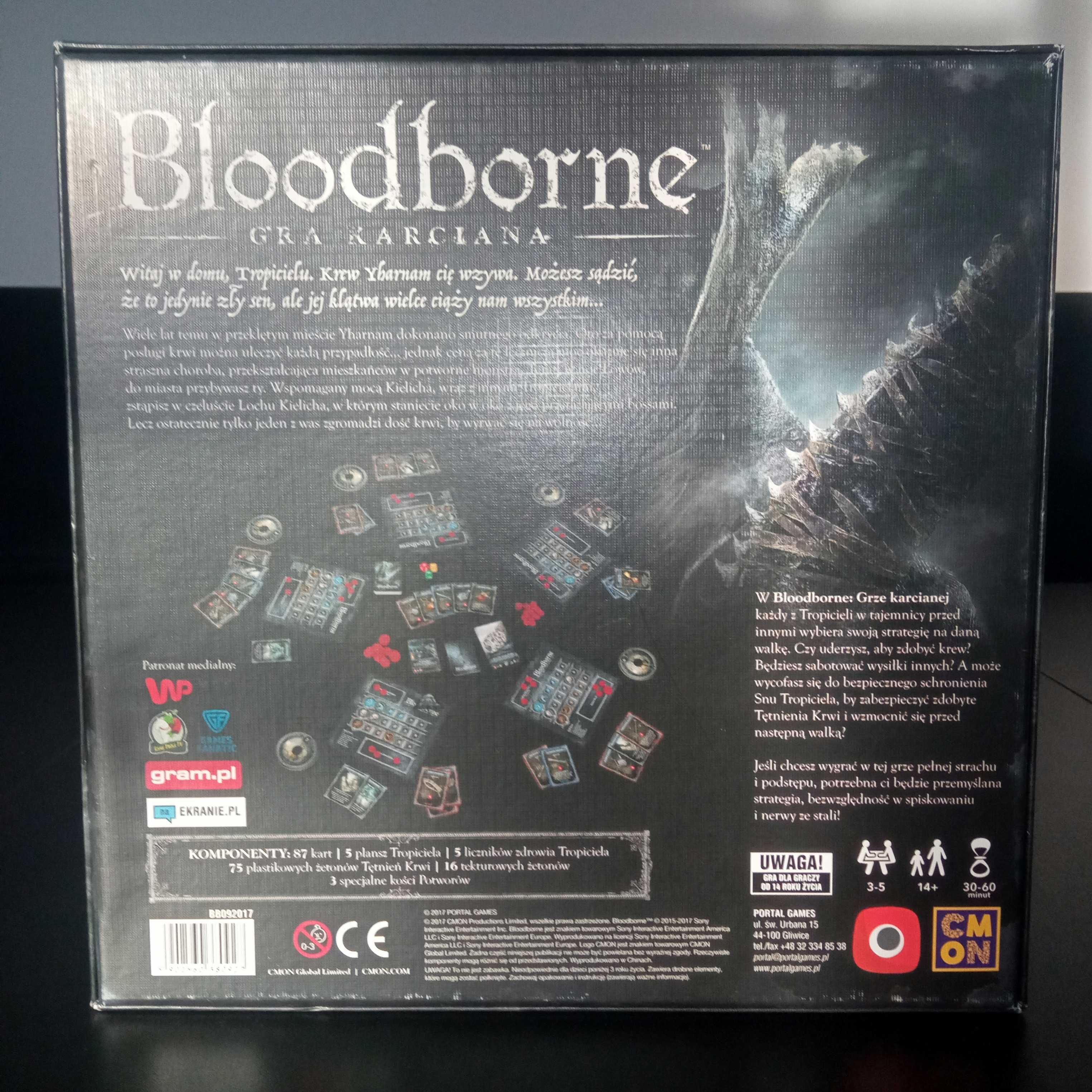 Bloodborne | Gra karciana | Karty w koszulkach