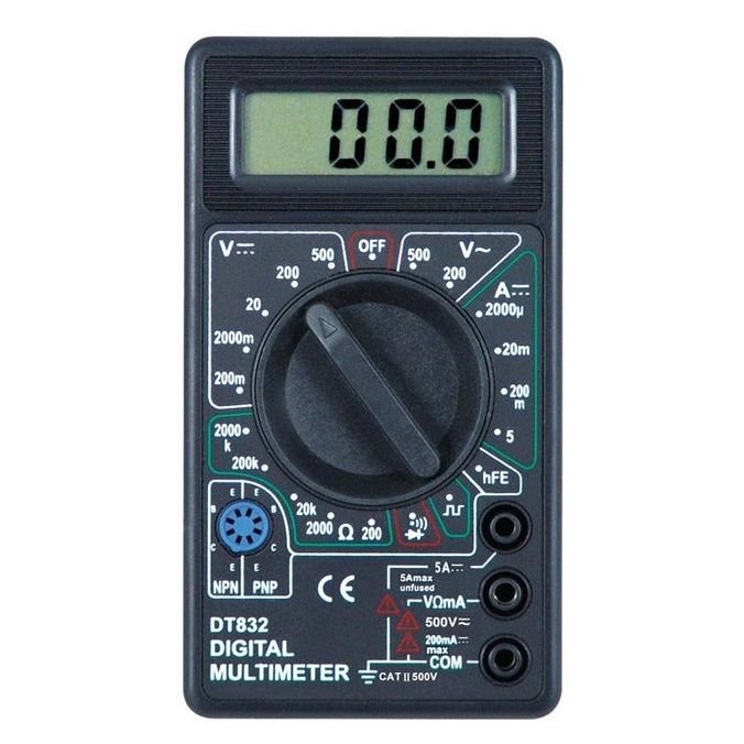 Мультиметр цифровий тестер Digital DT-832 зі звуковим дзвінком, тестер