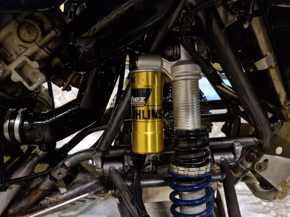 Kawasaki kfx700 v2 yoshimura ohlins stan bdb zamiana atv swap 4x4 oska