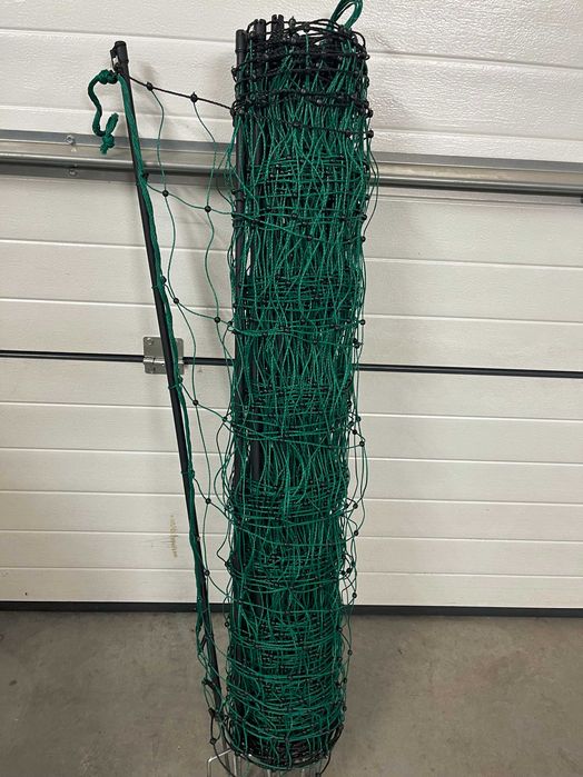 siatka dla drobiu kur kaczek gęsi, nieelektryczna 25m 106cm j. nowa