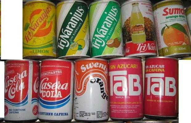 Colecção Latas 2 (Trinaranjus/Sumol/Tab/Casera)