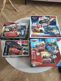 Puzzle 4+ auta trefl - 4 pudełka - 8 wzorów
