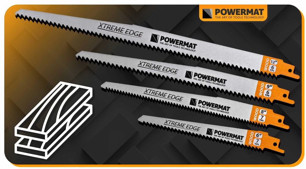 Zestaw brzeszczotów do piły szablastej do lisicy metal drewno 28 sztuk