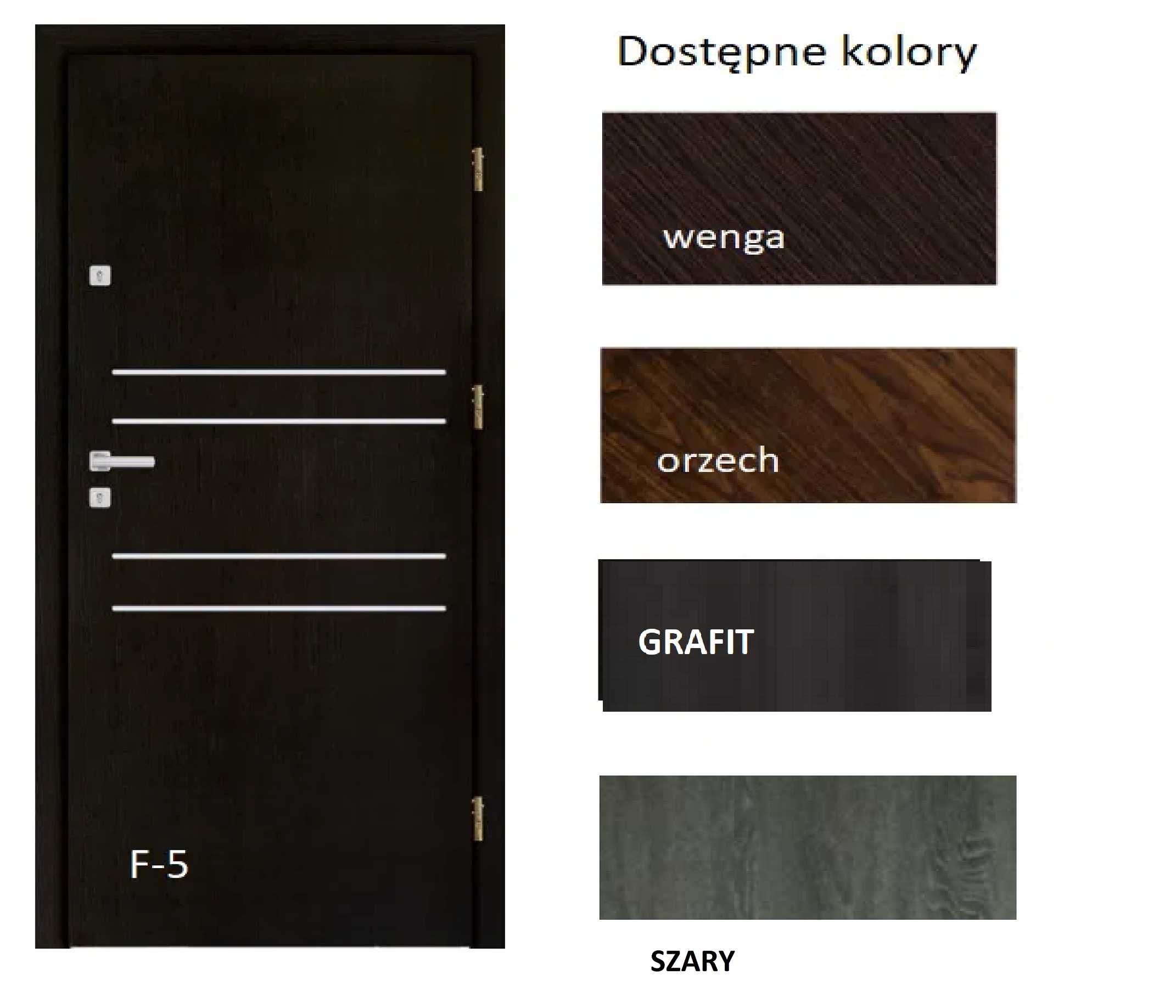 Drzwi ZEWNETRZNE -wewnatrzklatkowe , ocieplone z MONTAŻEM gratis