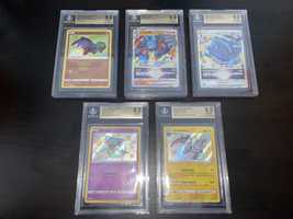 Cartas Pokémon avaliadas Beckett BGS PSA