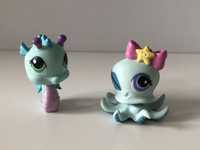 Figurki LPS littlest pet shop konik morski i ośmiornica